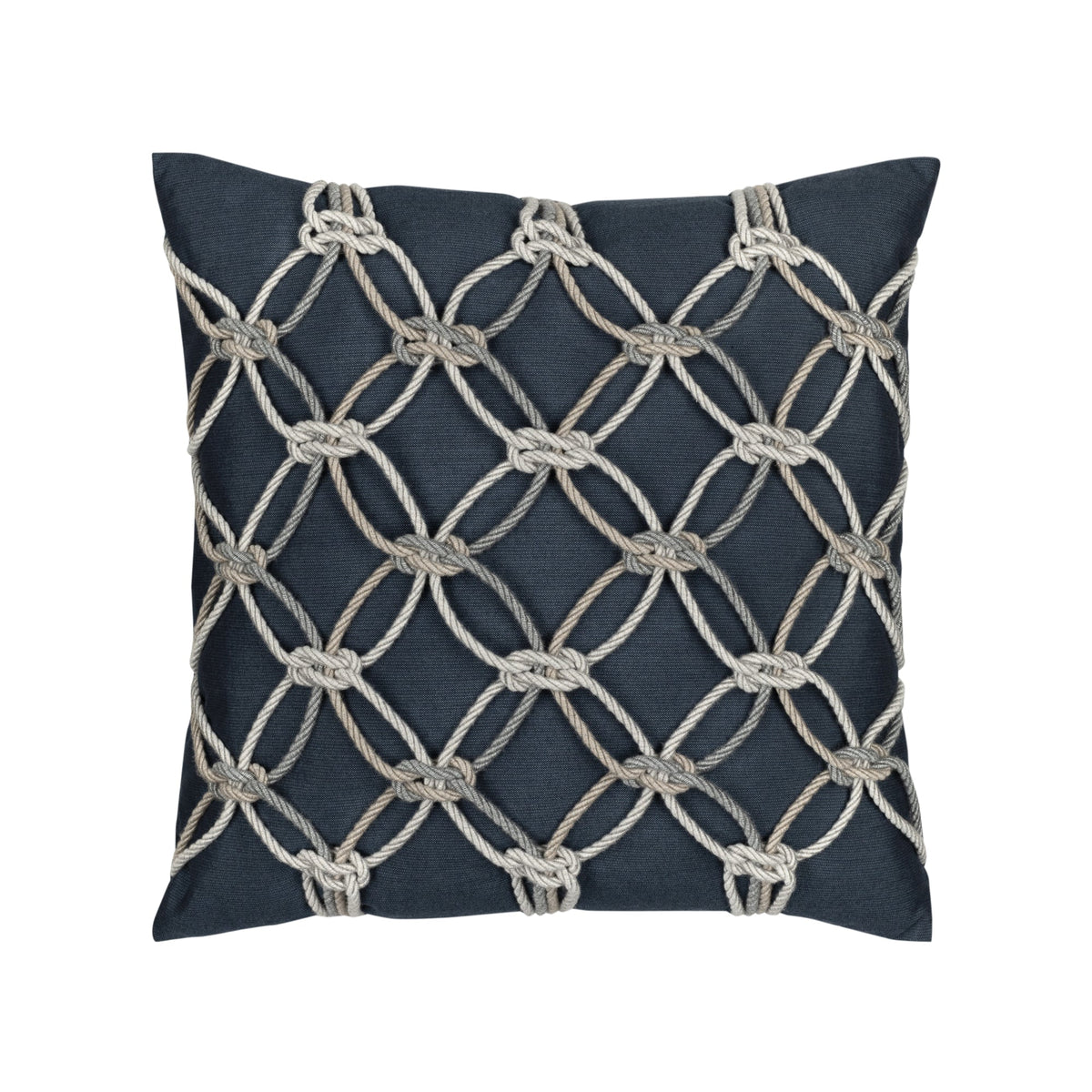 Indigo Rope Pillow