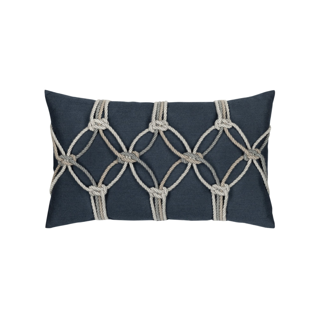 Indigo Rope Pillow