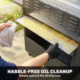 6 Burner Propane Gas Grill with Side Burner, 63,000 BTU , Warming Rack & Cabinet