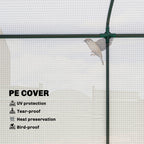 78.7" x 29.5" x 74" Mini Greenhouse, White