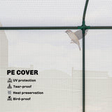 78.7" x 29.5" x 74" Mini Greenhouse, White