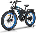 Fat Tire Electric Bike for Adults - Dual Motor AWD 2000W, 48V 22Ah Battery, 35 MPH