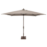 8x10' Bronze Frame Market Umbrella - Auto Tilt