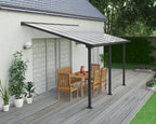 Palram OLYMPIA 3X4.25 GREY CLEAR PATIO COVER