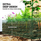 6' x 3' x 2' Galvanized Raised Garden Bed for Vegetables, Dark Green