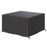 125 x 125 x 74 cm Garden Furniture Cover with Air Vent, Black