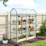 3-Tier Mini Greenhouse, 56.3" x 18.1" x 65", Clear