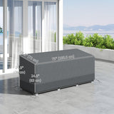 75" x 28.3" x 29.9" Waterproof Patio Sofa Cover, Grey