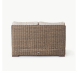 Sausalito Sectional Double Armless Loveseat in Natural