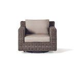 Sausalito Swivel Lounge Chair in Terra Wicker