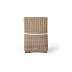 Carmel Dining Side Chair in Natural All-Weather Wicker