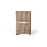 Carmel Dining Side Chair in Natural All-Weather Wicker