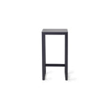 Belvedere Bar Stool in Charcoal Aluminum