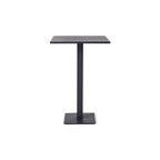 Belvedere Bar Table in Charcoal Aluminum