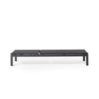 Belvedere Chaise in Charcoal Aluminum & Mesh