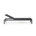 Belvedere Chaise in Charcoal Aluminum & Mesh