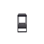 Belvedere Console Table in Charcoal Aluminum