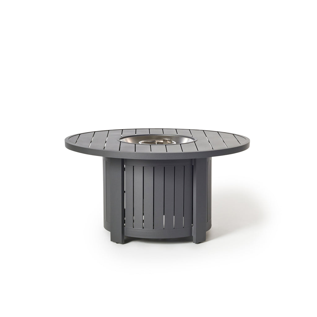 Belvedere Round Fire Table in Charcoal