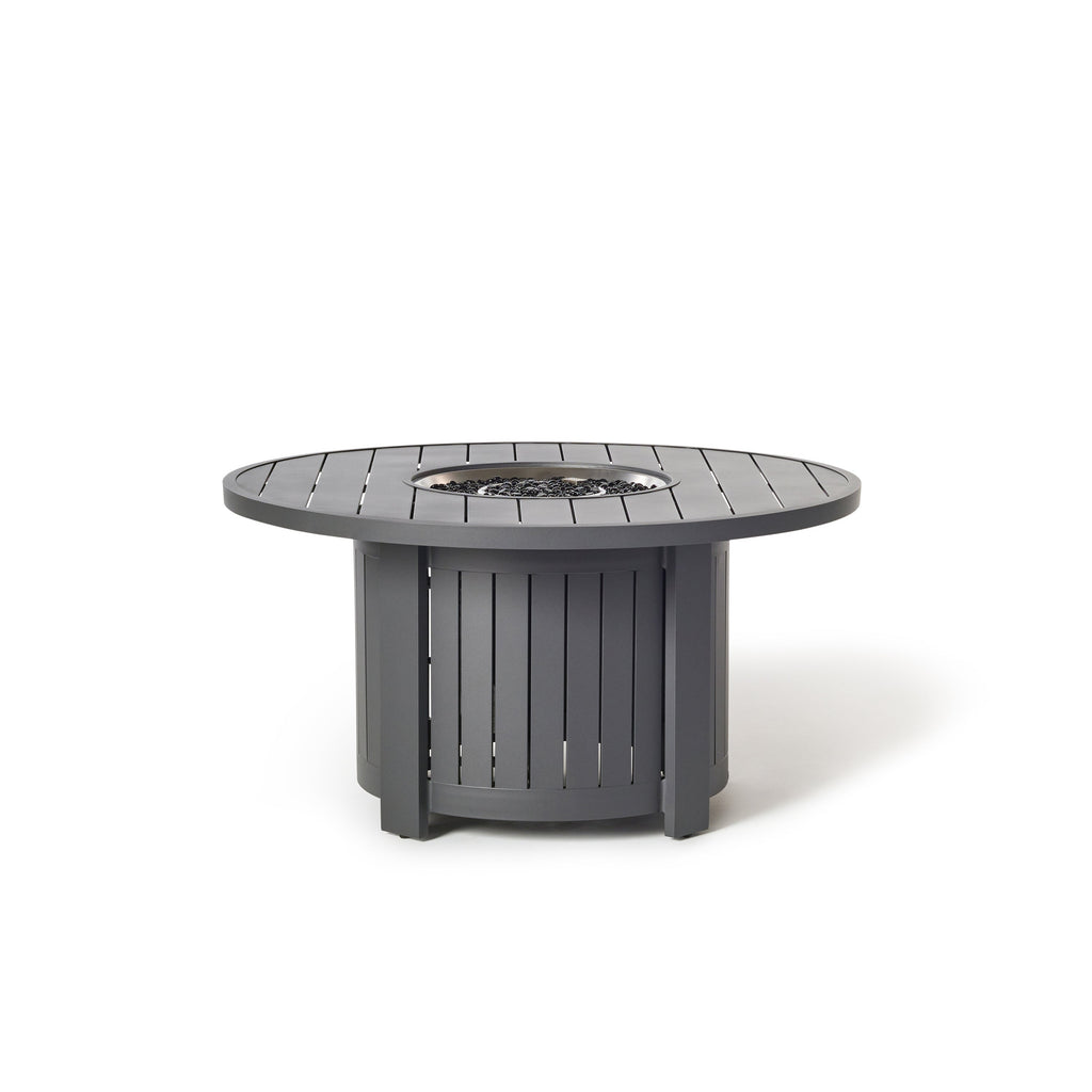 Belvedere Round Fire Table in Charcoal