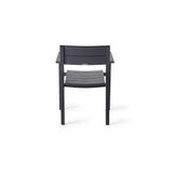 Belvedere Dining Arm Chair in Charcoal
