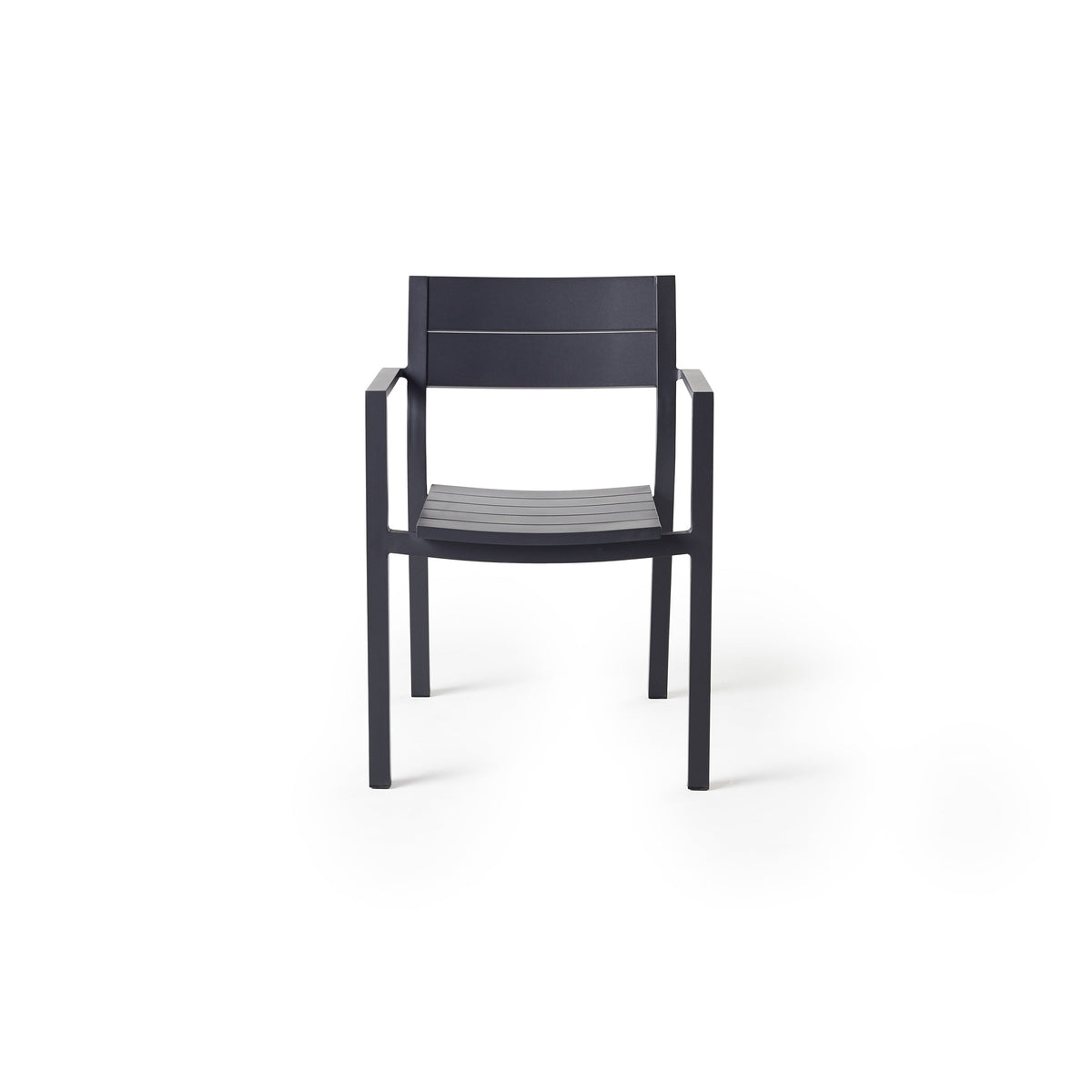 Belvedere Dining Arm Chair in Charcoal