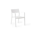Belvedere Dining Arm Chair in White