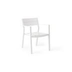 Belvedere Dining Arm Chair in White