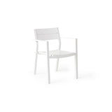 Belvedere Dining Arm Chair in White