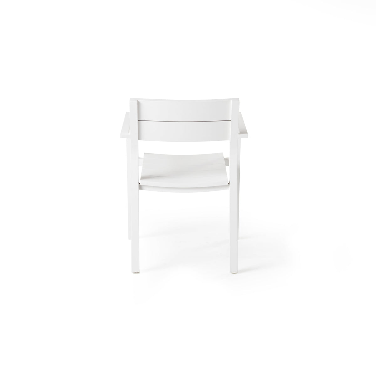 Belvedere Dining Arm Chair in White