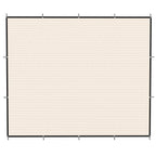 Rectangle Shade Sail 3 x 3.6 m Beige with SS Eyelets & Bungee Cords, UV-blocking