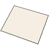 Rectangle Shade Sail 3 x 3.6 m Beige with SS Eyelets & Bungee Cords, UV-blocking