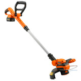 Cordless 2-in-1 Grass Trimmer & Edger with 2x4.0Ah Batteries, 25cm Cut