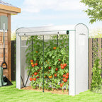 78.7" x 29.5" x 74" Mini Greenhouse, White
