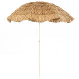 6FT Tiki Umbrella with 8 Ribs and Carry Bag, Khaki