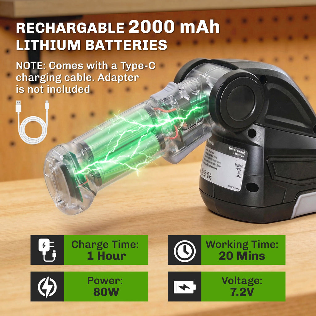 2-in-1 Cordless Hedge Trimmer & Grass Shear with 2 Batteries