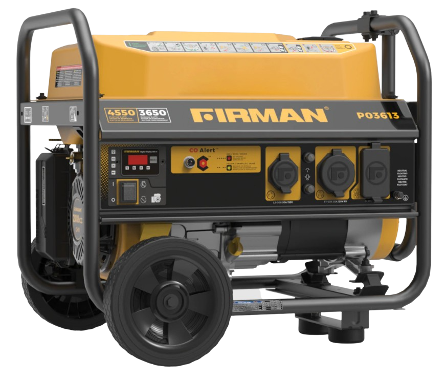 3550W/4450W 30 Amp Portable Gas Generator with CO Alert - New