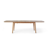 Cavallo 79"-110" Extension Dining Table in Teak
