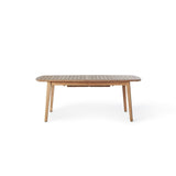 Cavallo 79"-110" Extension Dining Table in Teak