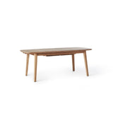 Cavallo 79"-110" Extension Dining Table in Teak