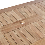 Cavallo 79"-110" Extension Dining Table in Teak