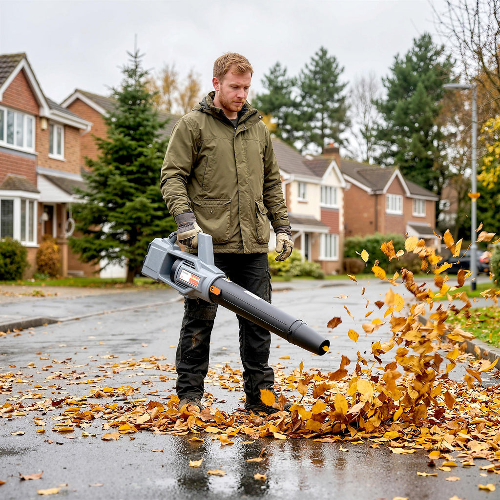 36V Cordless Leaf Blower with 2 Batteries and Charger
