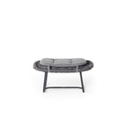 Cloud Ottoman in Charcoal