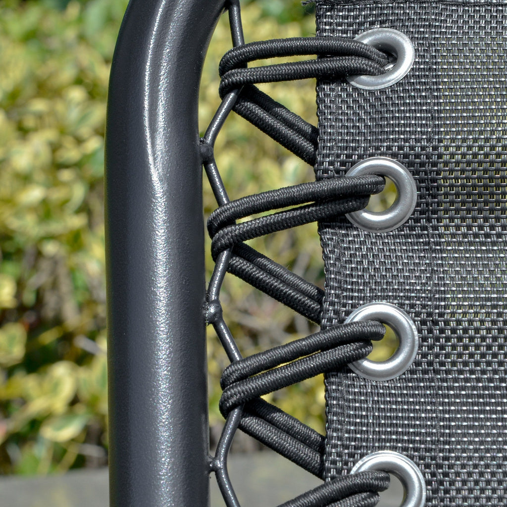 2 Person Porch Swing with Pivot Table, Cup Holder and Canopy, Black