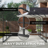 Onward 10' x 15' Heavy Duty Metal Carport with Galvanized Roof & Removable Sidewalls