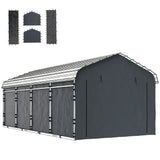Carport Sidewall Panels Set of 4 for 10' x 15' Carports in Dark Gray