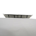 10' x 13' Outdoor Gazebo with Double Roof and Screen Panels, White