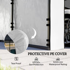 Carport Sidewall Panels Set of 4 for 10' x 15' Structures, White