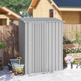 5ft x 3ft Garden Storage Shed with Sloped Roof and Lockable Door