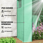 77.2" x 30.3" x 77.6" Lean-to Tomato Greenhouse, Green