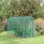 4' x 12' Crop Cage with Zippered Door, Green